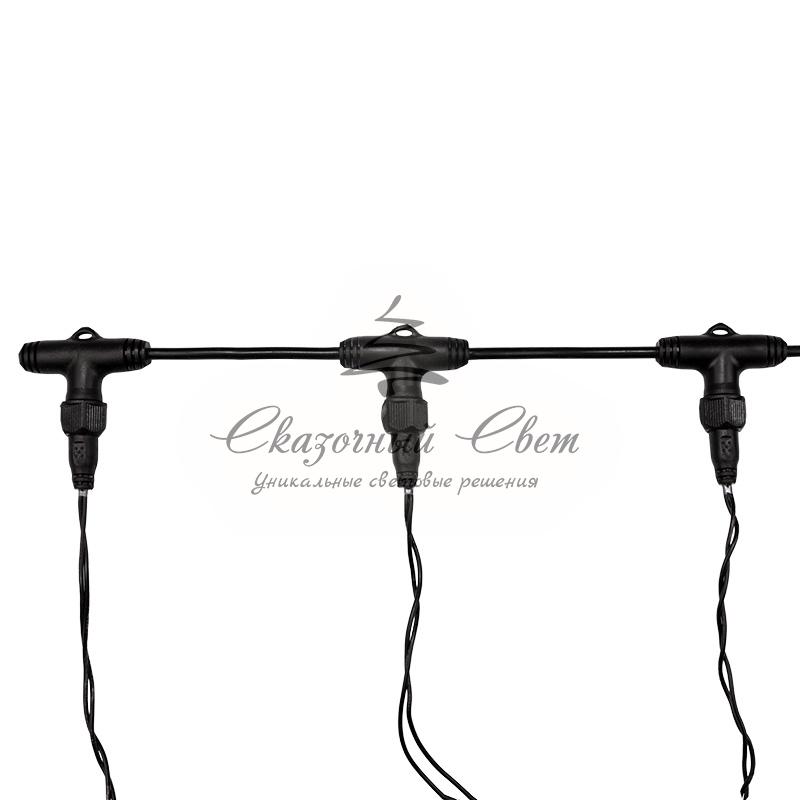 Гирлянда "LED ClipLight" 24V, 3 нити по 10 метров, цвет диодов ТЕПЛЫЙ БЕЛЫЙ - Image 6