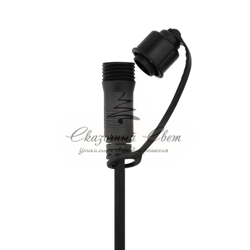 Уличная гирлянда «Лофт», черный каучук, 20 матовых ламп х 5 LED, влагостойкая IP44 - Image 6