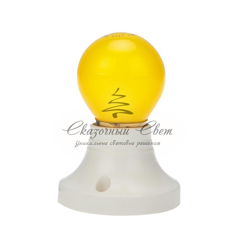 Лампа накаливания e27 10 Вт желтая колба - Image 6