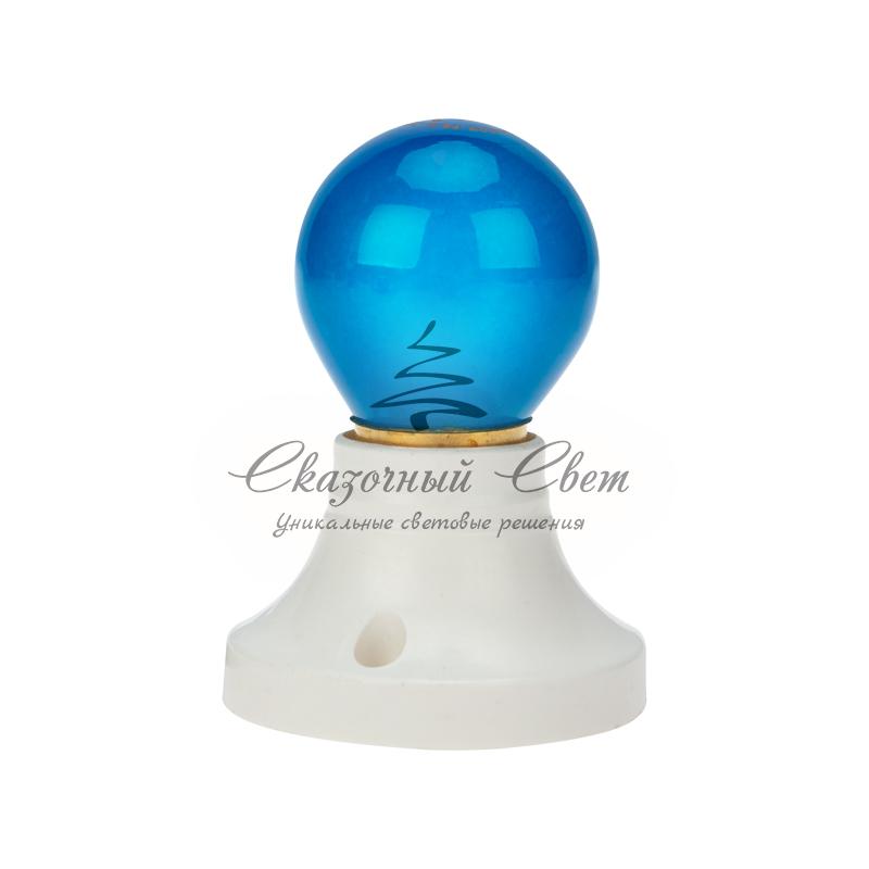 Лампа накаливания e27 10 Вт синяя колба - Image 6