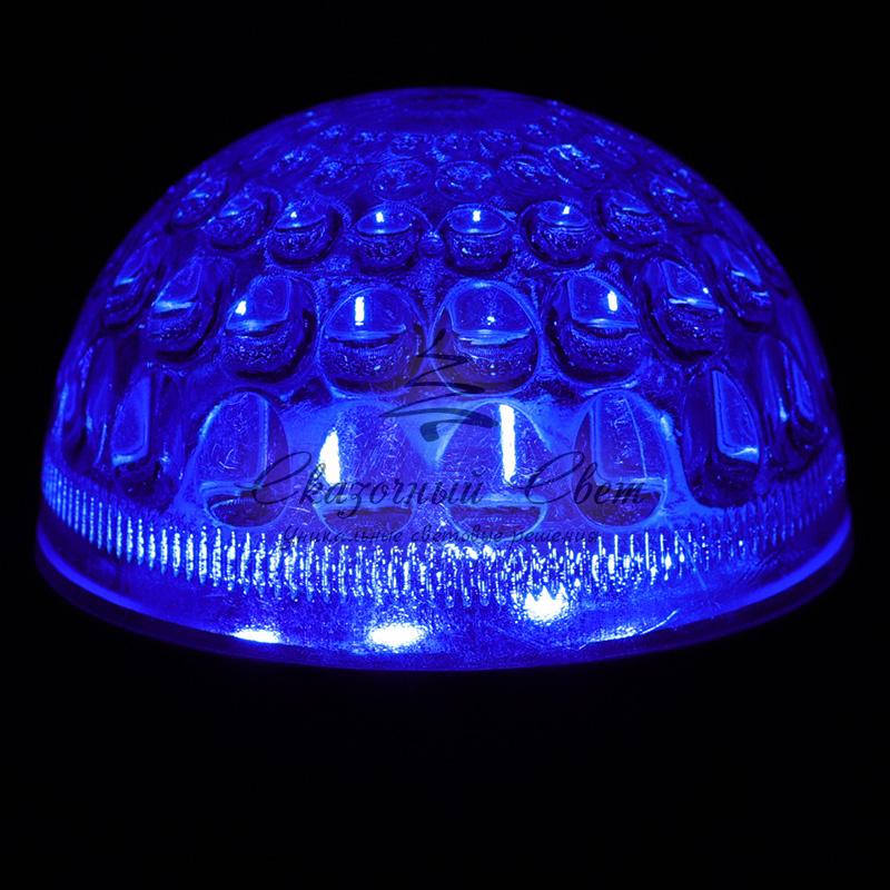 Лампа шар e27 10 LED Ø50мм синяя 24В (постоянное напряжение) - Image 6