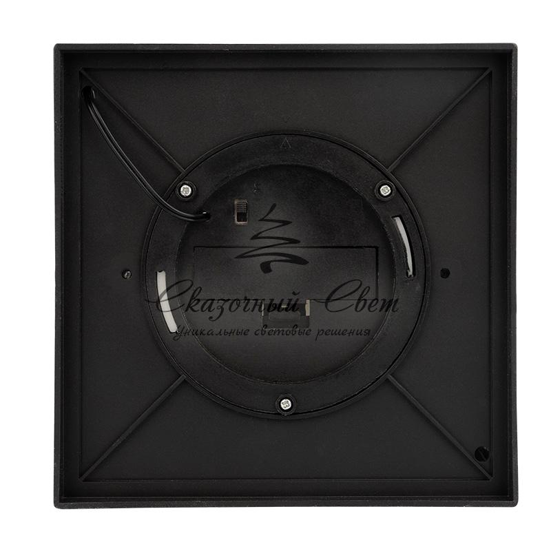 Декоративный фонарь на солнечной батарее 14х14х24 см, черный плетеный корпус, теплый белый цвет свечения NEON-NIGHT - Image 6