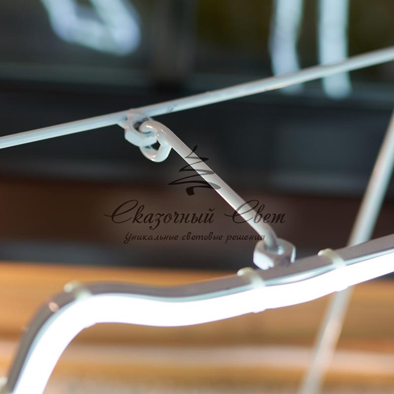 Фигура световая «Сказочный олень» из гибкого неона, 180х110 см, 2400 LED, цвет свечения белый NEON-NIGHT - Image 6