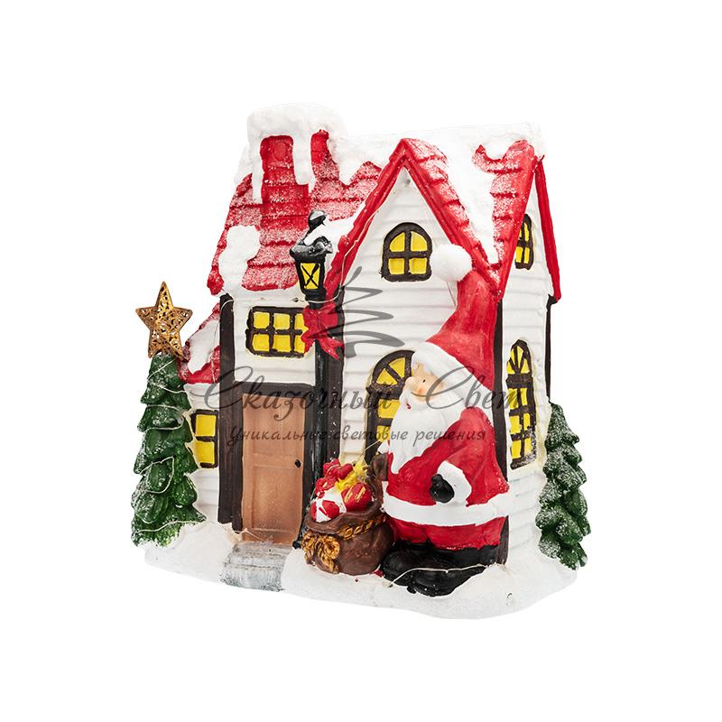 Керамическая фигурка «Рождественский дом» 37.5х20х42.5 см - Image 6