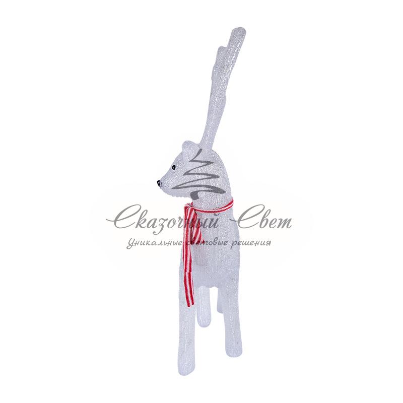 Акриловая светодиодная фигура "Северный олень" 95х69х30 см, 420 светодиодов, IP65 понижающий трансформатор в комплекте, NEON-NIGHT - Image 6