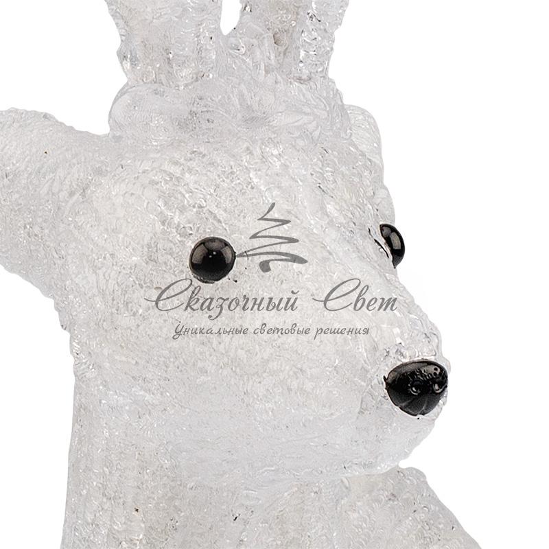 Акриловая светодиодная фигура "Северный олень" 45 см, 100 светодиодов, IP65, понижающий трансформатор в комплекте, NEON-NIGHT - Image 6