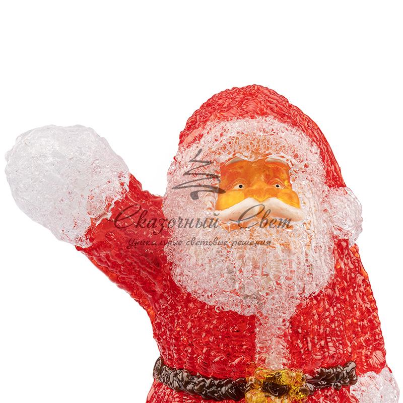 Акриловая светодиодная фигура "Санта Клаус приветствует" 30 см, 40 светодиодов, IP65 понижающий трансформатор в комплекте, NEON-NIGHT - Image 6