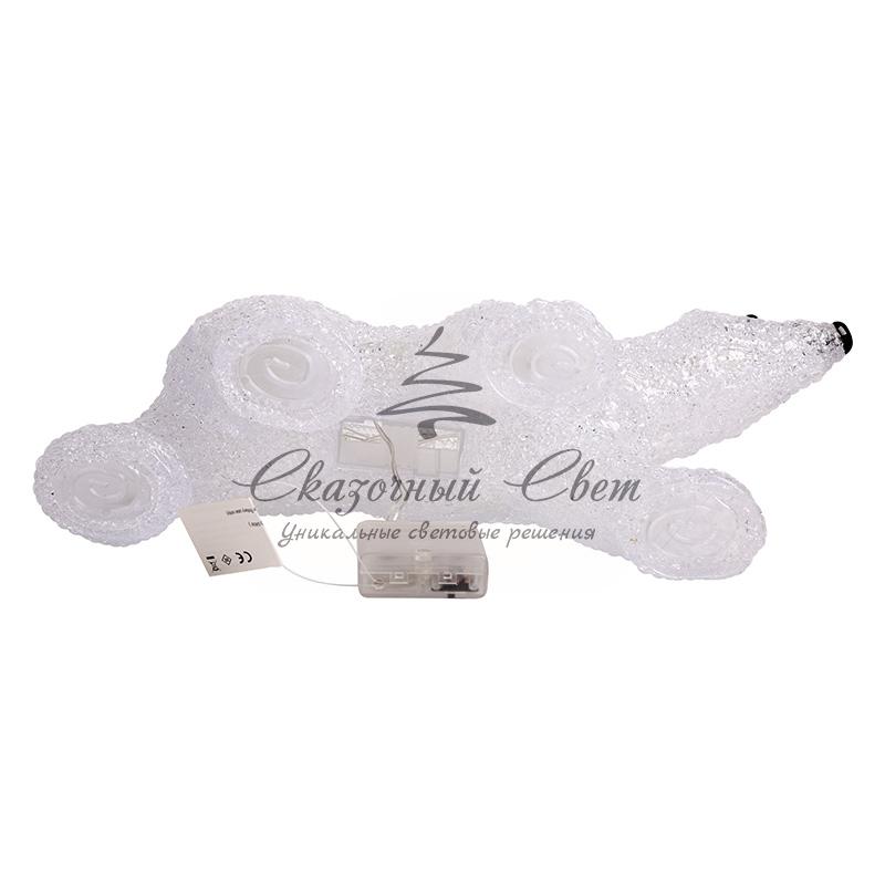 Акриловая светодиодная фигура "Медведь" 34,5х12х17 см, 4,5 В, 3 батарейки AA (не входят в комплект), 24 светодиода, NEON-NIGHT - Image 6