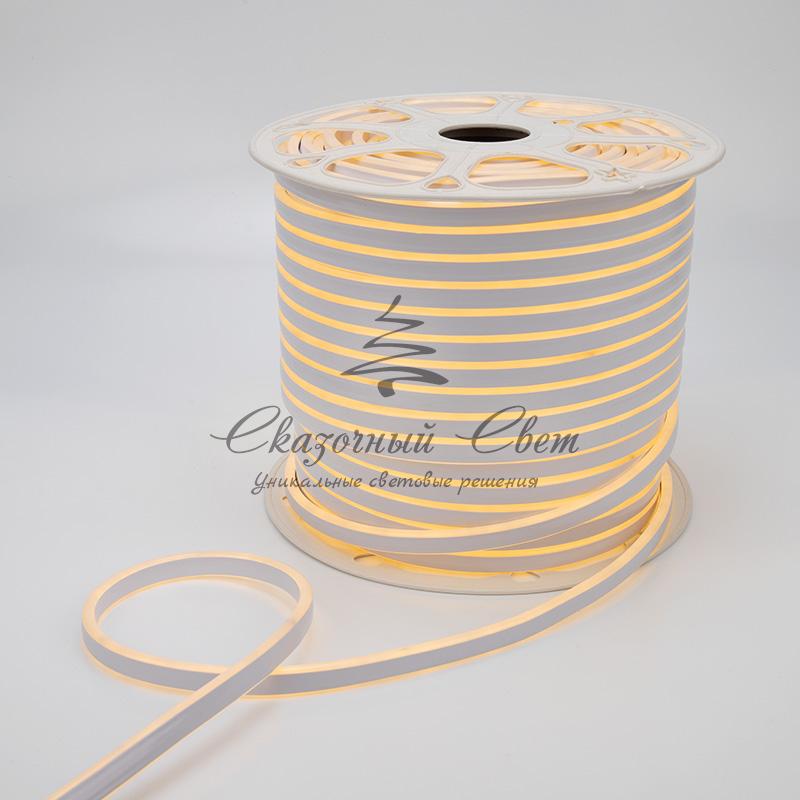 Гибкий неон LED SMD 8х16 мм, двухсторонний, теплый белый, 120 LED/м, бухта 100 м - Image 7