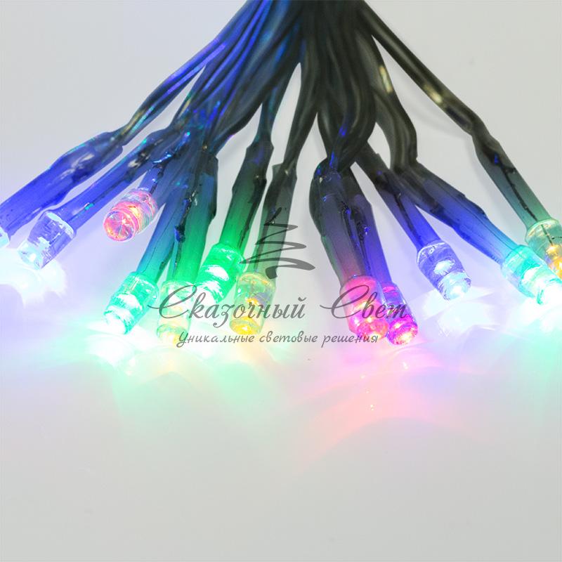 Гирлянда "Сеть" 1,8х1,5м, прозрачный ПВХ, 180 LED Мультиколор - Image 7