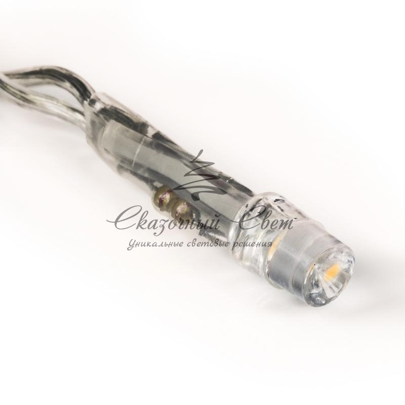 Гирлянда «Светодиодный Дождь» 3х2 м, свечение с динамикой, прозрачный провод, 230 В, диоды мультиколор - Image 7