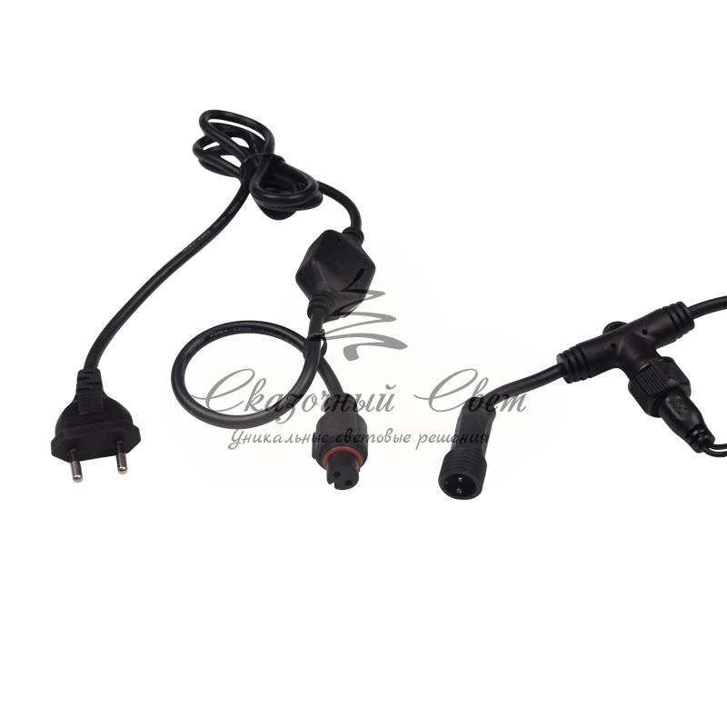 Гирлянда "Светодиодный Дождь" 2х1,5м, постоянное свечение, черный провод, 230 В, диоды СИНИЕ - Image 7