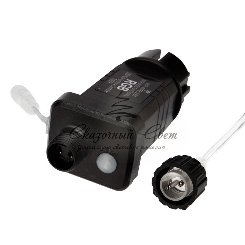 «Дождь» (занавес) Wi-Fi 3х3 м, прозрачный ПВХ, 180 LED RGB, не соединяется - Image 7