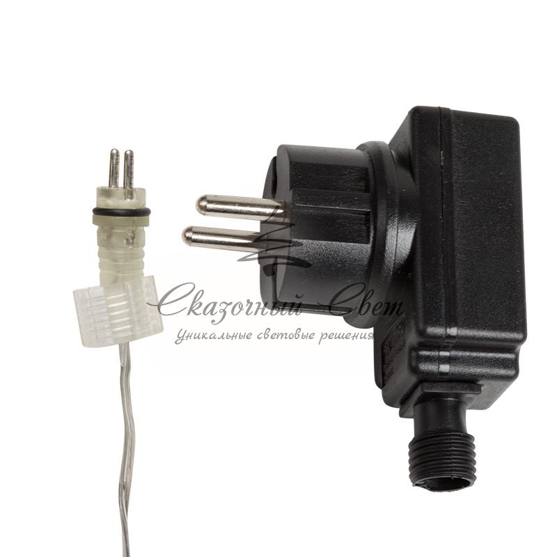 Гирлянда "Тающие сосульки" светодиодная, 8шт х 50см, шаг 50см, 230 В (с трансформатором) белые светодиоды - Image 7