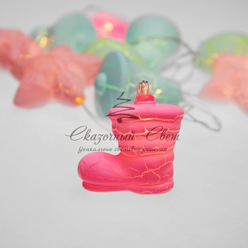 Гирлянда светодиодная «Новый год» 1,5 м, прозрачный ПВХ, 10 LED, теплый белый, питание 2 х АА (батарейки не в комплекте) - Image 7