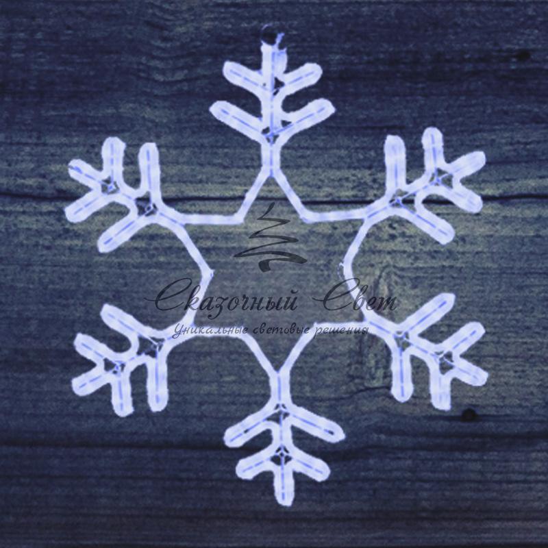 Фигура "Снежинка" LED Светодиодная, без контр. размер 55*55см, "СИНЯЯ" NEON-NIGHT - Image 6