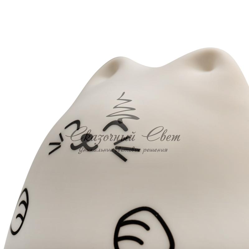 Силиконовый ночник «Котик» USB с 3 режимами, RGB-свечение NEON-NIGHT - Image 7