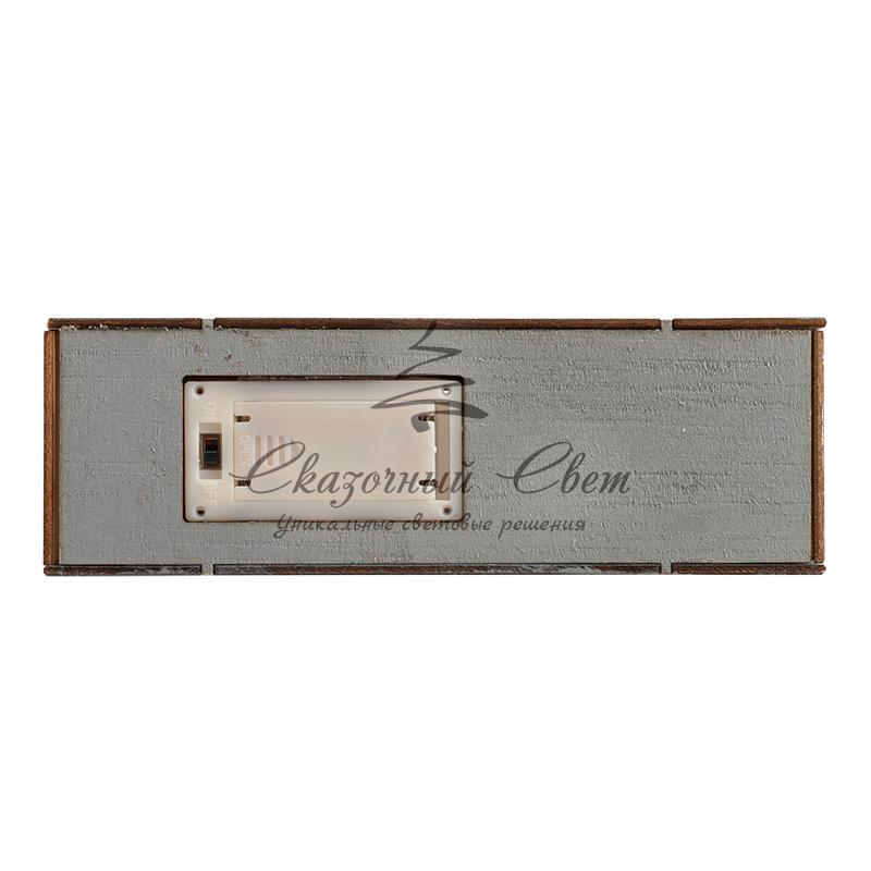 Деревянная фигурка с подсветкой «Елочка» 20х6,5х29 см - Image 7