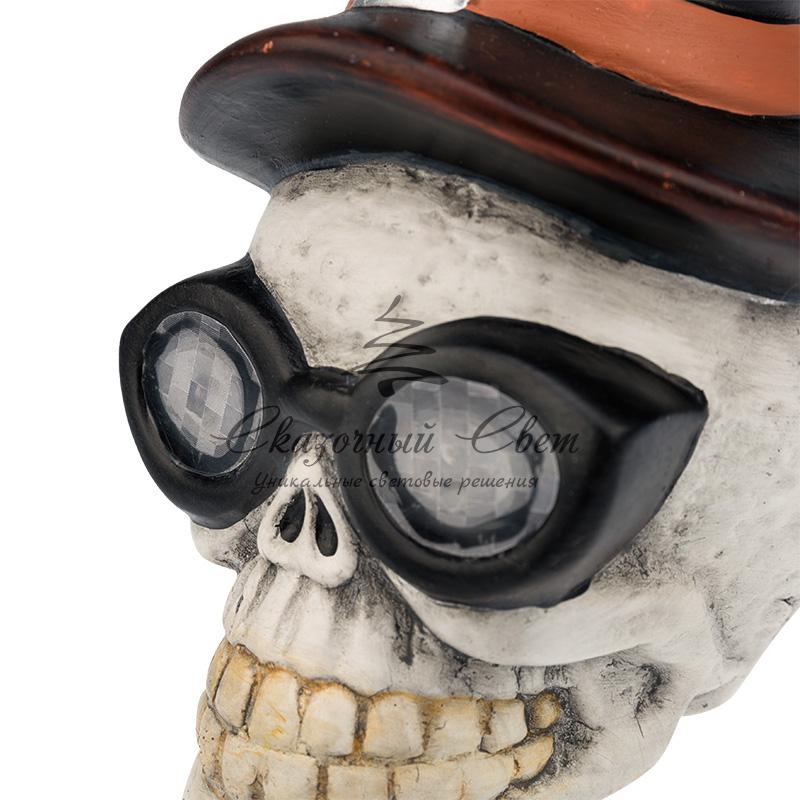 Керамическая фигурка «Череп в шляпе» 13.2х10.3х14.3 см - Image 7