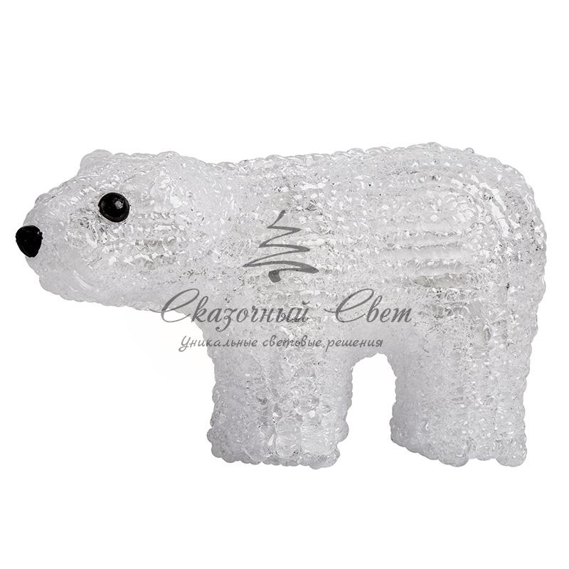Акриловая светодиодная фигура "Белый мишка" 15х25 см, 4,5 В, 3 батарейки AA (не входят в комплект), 20 светодиодов, NEON-NIGHT - Image 7