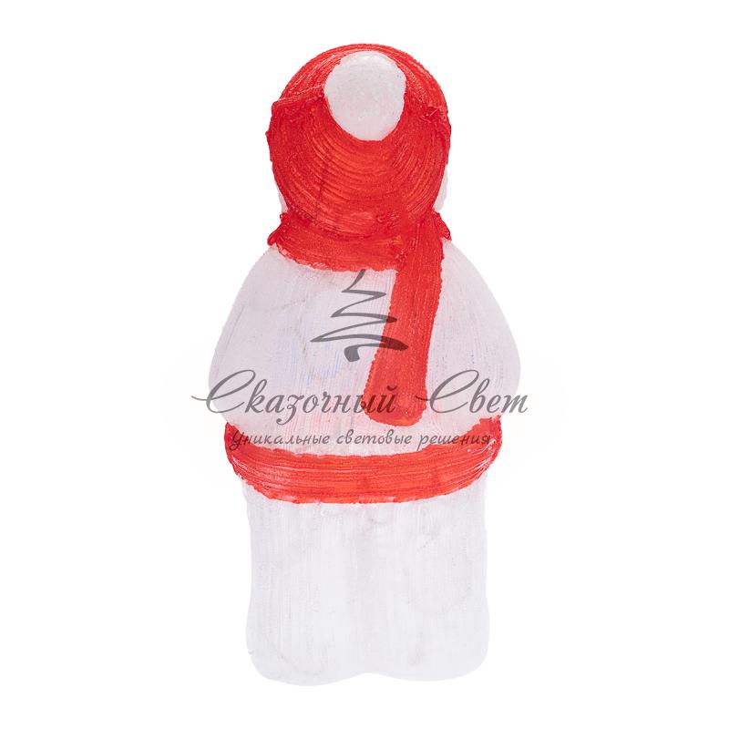 Акриловая светодиодная фигура «Снеговик в синих варежках» 31х25х59 см, IP65, понижающий трансформатор в комплекте NEON-NIGHT - Image 7