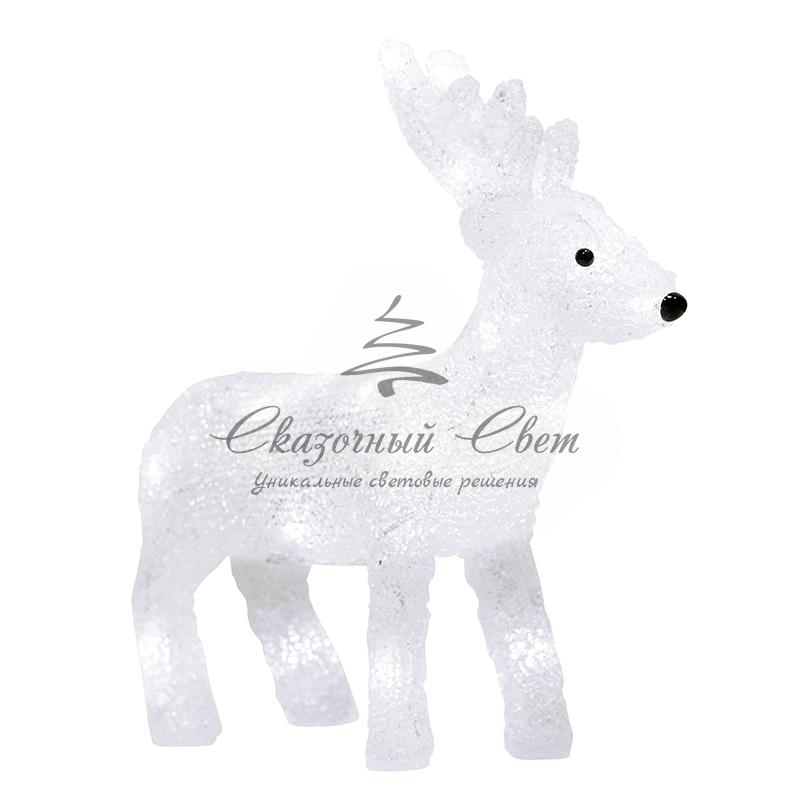 Акриловая светодиодная фигура "Оленёнок" 30х14х35 см, 4,5 В, 3 батарейки AA (не входят в комплект), 40 светодиодов, NEON-NIGHT - Image 7