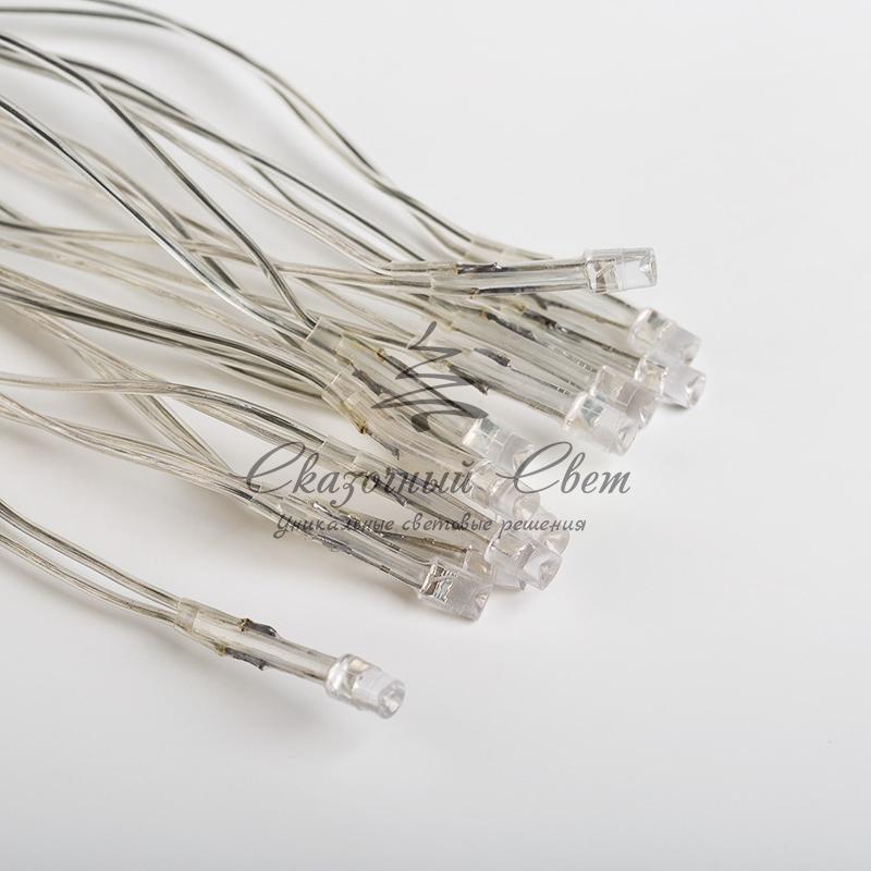 Гирлянда «Сеть» 1,5х1,5 м, прозрачный ПВХ, 96 LED мультиколор - Image 8