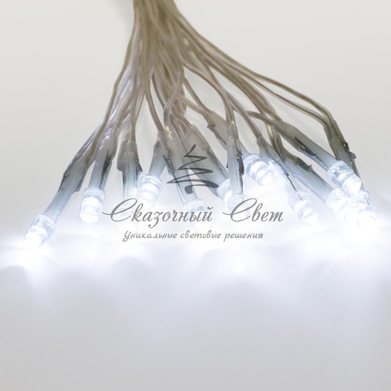 Гирлянда "Сеть" 1,8х1,5м, прозрачный ПВХ, 180 LED Белые - Image 8