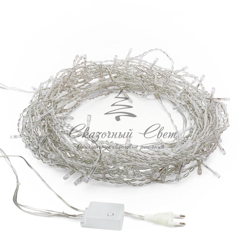 Гирлянда «Светодиодный Дождь» 3х2 м, свечение с динамикой, прозрачный провод, 230 В, диоды мультиколор - Image 8