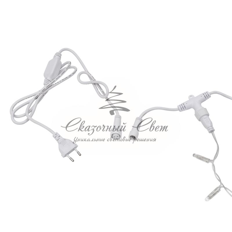 Гирлянда "Светодиодный Дождь" 2х3м, постоянное свечение, прозрачный провод, 230 В, цвет: Золото - Image 8