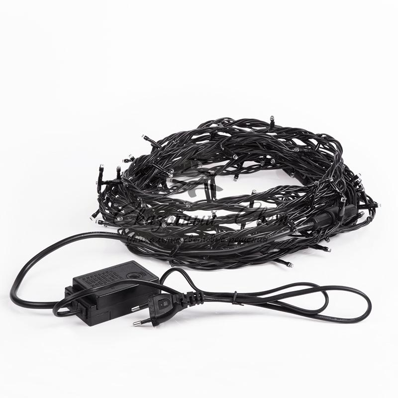 Гирлянда "Твинкл Лайт" 10 м, черный ПВХ, 100 диодов, цвет красный - Image 8