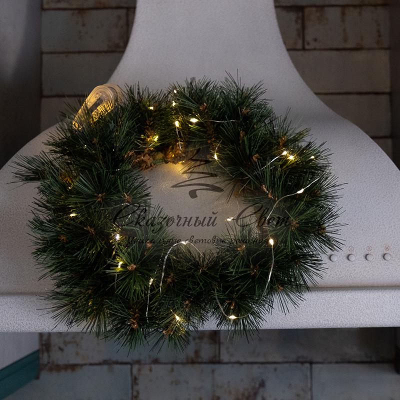 Еловый венок NEON-NIGHT Ø 30 см, леска - Image 8