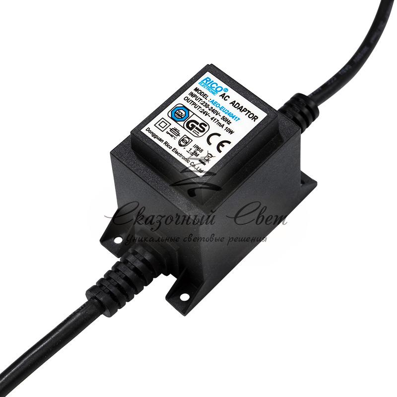 Гирлянда "LED ClipLight" 24V, 3 нити по 20 м, свечение с динамикой, цвет диодов Желтый - Image 8