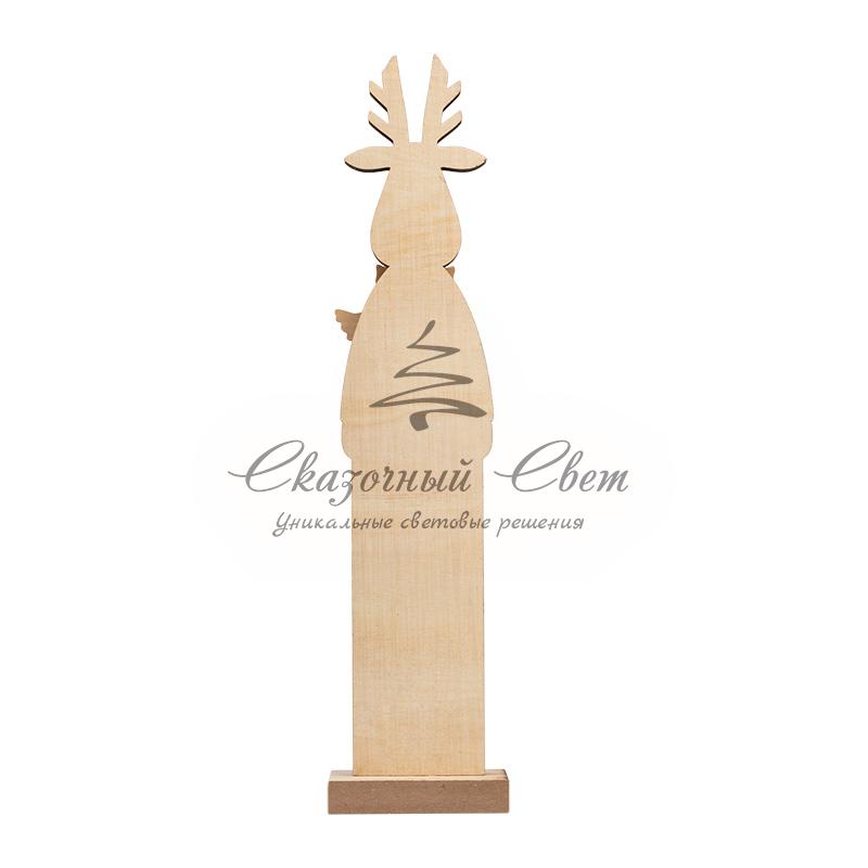 Деревянная фигурка с подсветкой «Рождественский олень» 11х5х47 см - Image 8