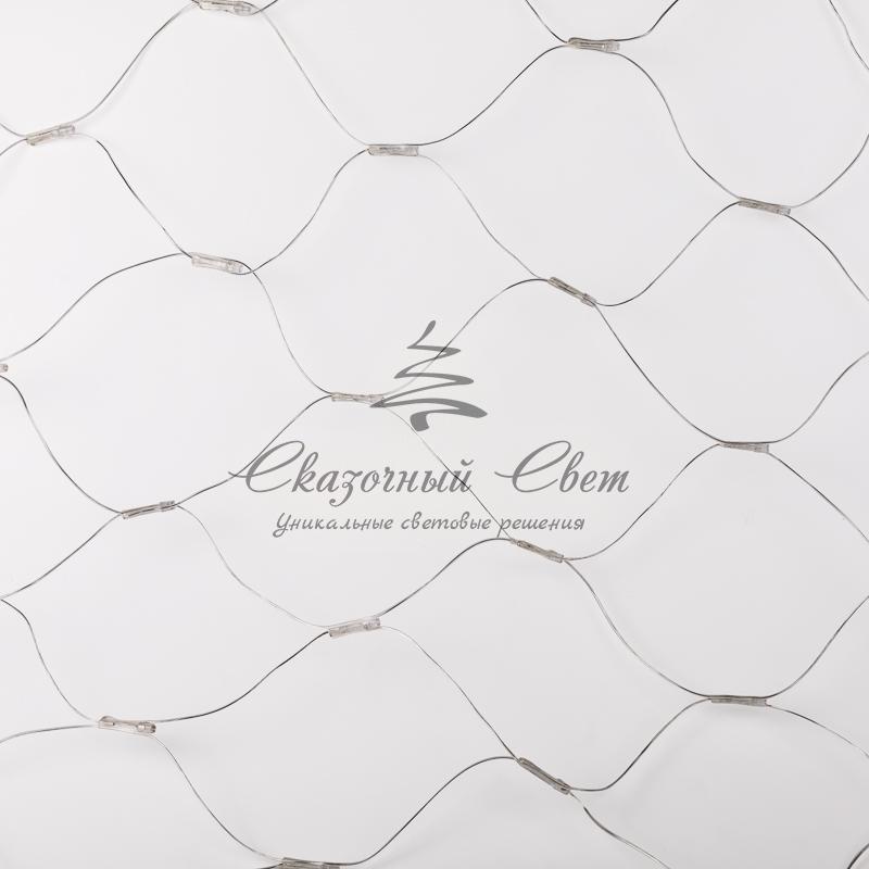 Гирлянда "Сеть" 1,5х1,5м, прозрачный ПВХ, 150 LED Синие - Image 9