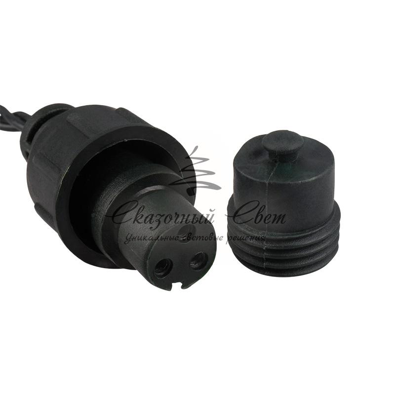 Елочная гирлянда с кольцом, 7 нитей по 1,8 метра, цвет диодов мультиколор, не соединяется - Image 9