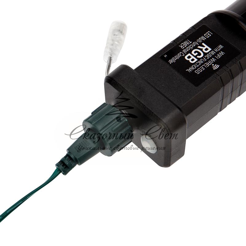 «Твинкл» Wi-Fi 18 м, темно-зеленый ПВХ, 120 LED RGB, не соединяется - Image 9