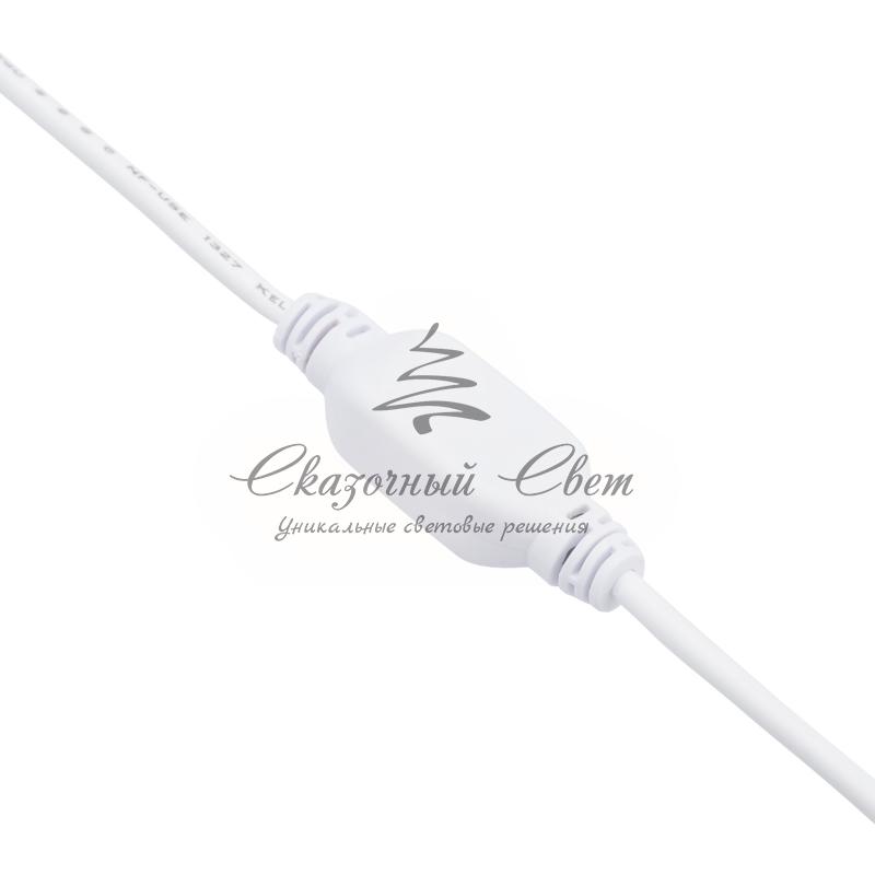 Гирлянда Айсикл (бахрома) светодиодный, 4,8 х 0,6 м, белый провод, 230 В, диоды белые, 176 LED NEON-NIGHT - Image 9