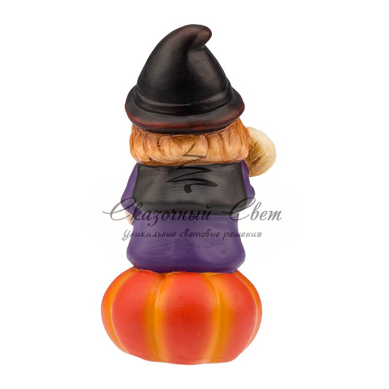 Керамическая фигурка «Ведьма на тыкве» 8х8х14.8 см - Image 9