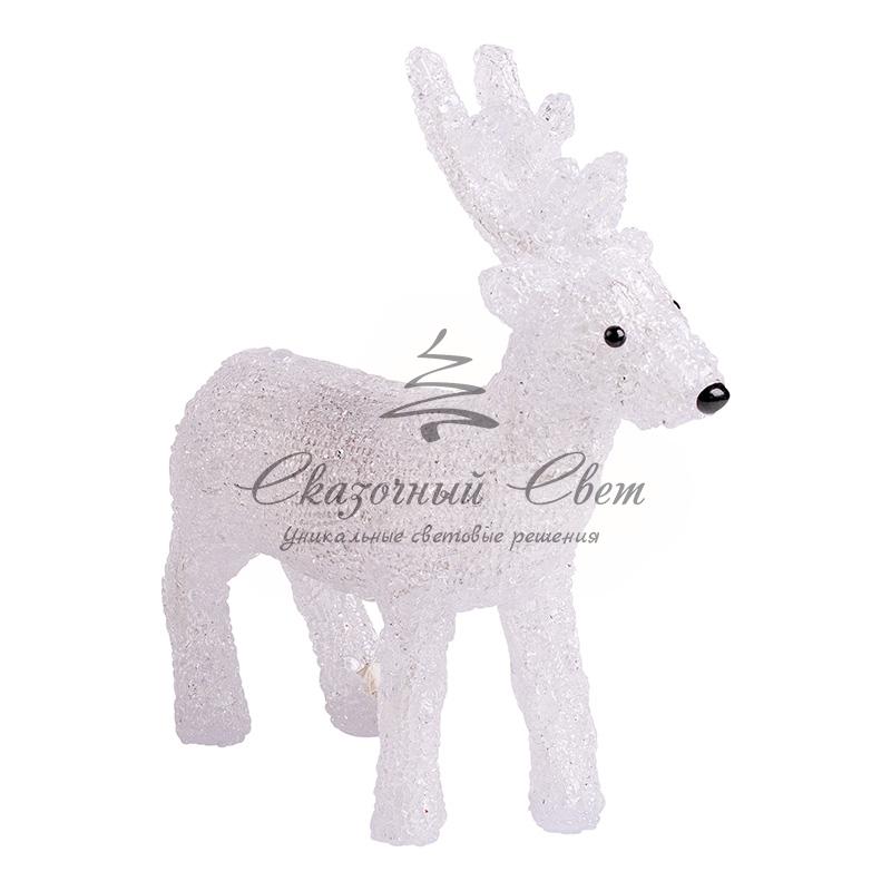 Акриловая светодиодная фигура "Оленёнок" 30х14х35 см, 4,5 В, 3 батарейки AA (не входят в комплект), 40 светодиодов, NEON-NIGHT - Image 9