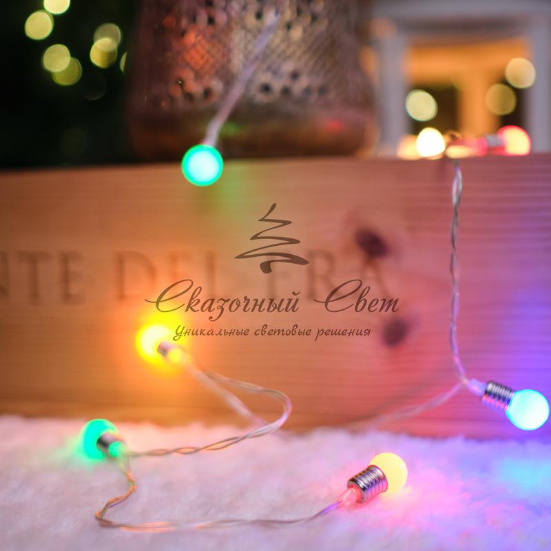 Гирлянда светодиодная «Мини-лампочки» 1.5 м, 10 LED, прозрачный ПВХ, цвет свечения мультиколор, 2 х АА (батарейки не в комплекте) NEON-NIGHT - Image 10