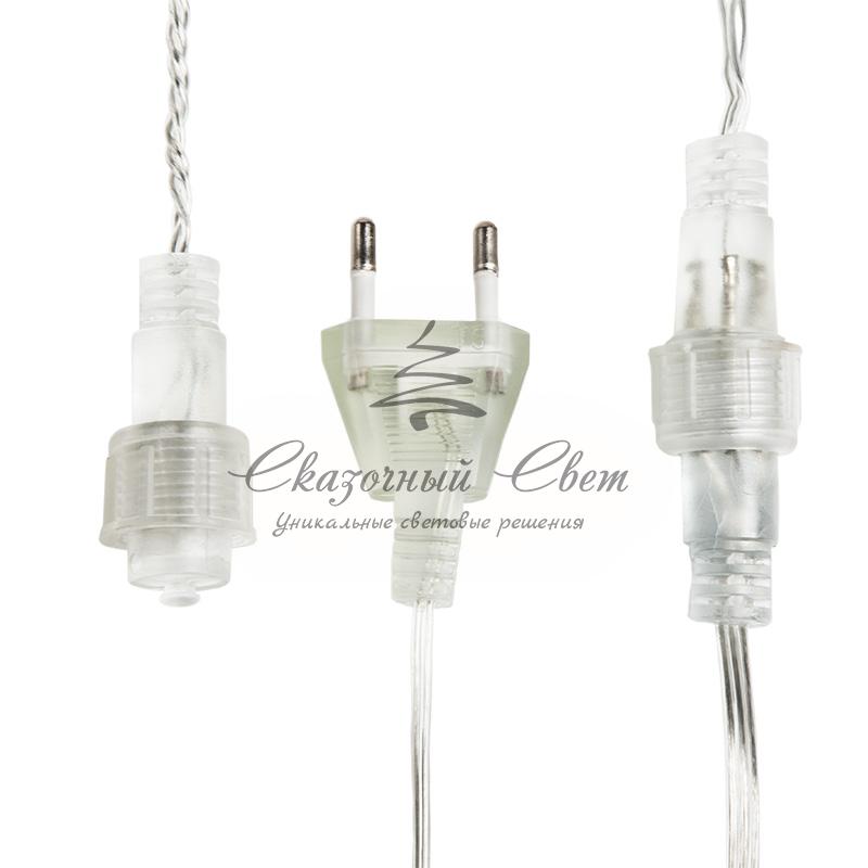 Гирлянда "Мишура LED" 3 м прозрачный ПВХ, 288 диодов, цвет зеленый - Image 10