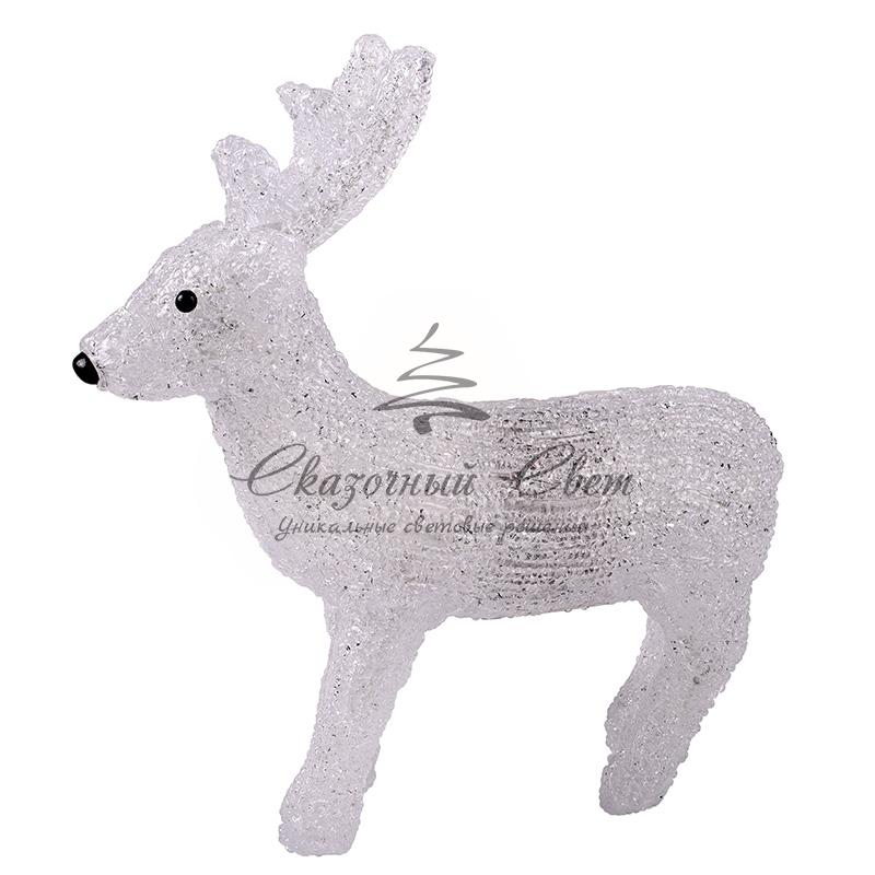 Акриловая светодиодная фигура "Оленёнок" 30х14х35 см, 4,5 В, 3 батарейки AA (не входят в комплект), 40 светодиодов, NEON-NIGHT - Image 10