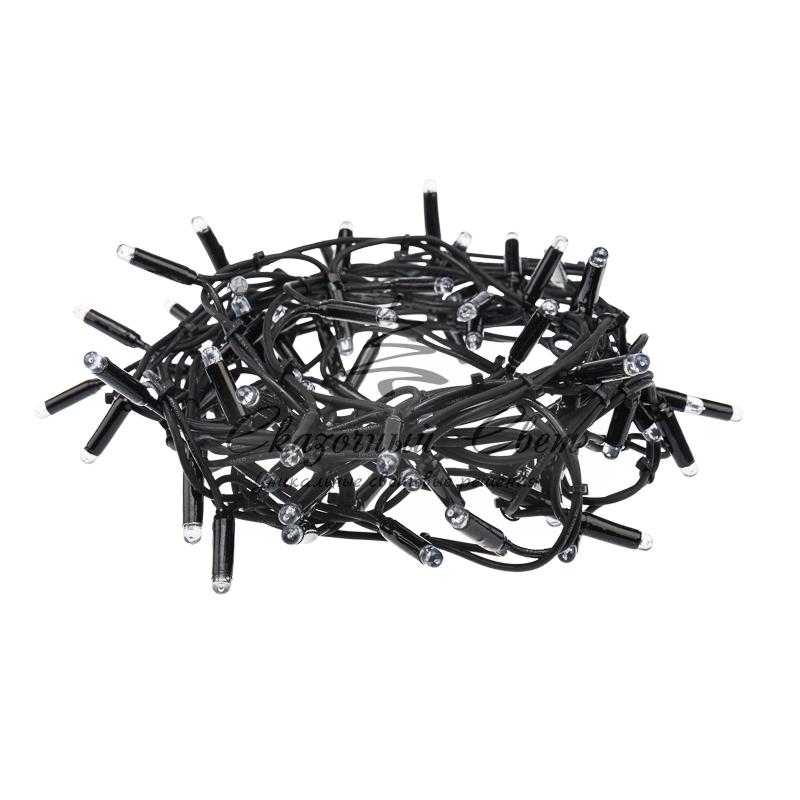 Гирлянда "Светодиодный Дождь" 2х3м, постоянное свечение, черный провод, 230 В, диоды БЕЛЫЕ - Image 11