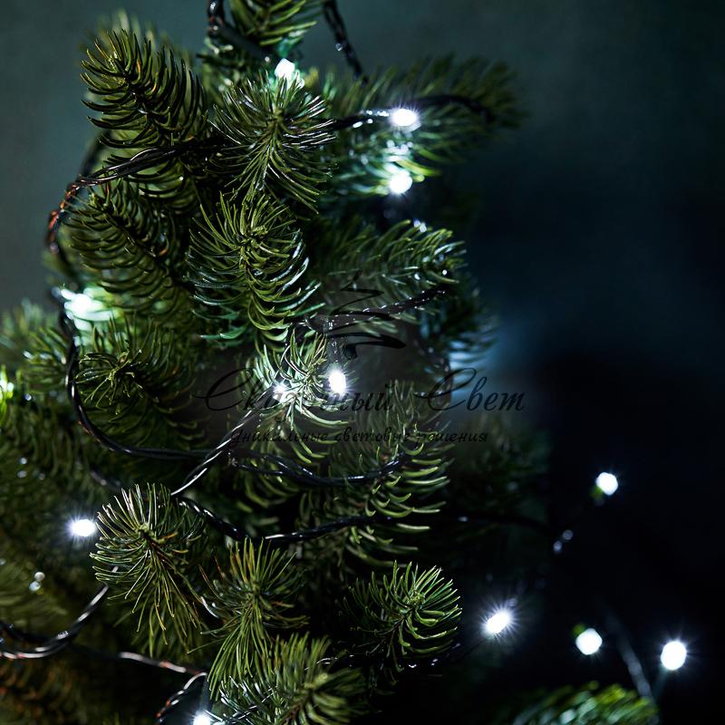 Гирлянда "Твинкл Лайт" 4 м, темно-зеленый ПВХ, 25 LED, цвет белый - Image 11