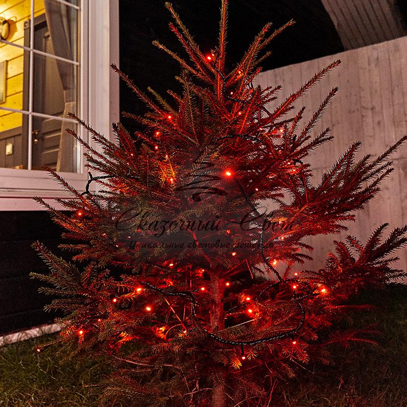 Гирлянда "Твинкл Лайт" 10 м, черный ПВХ, 100 диодов, цвет красный - Image 11