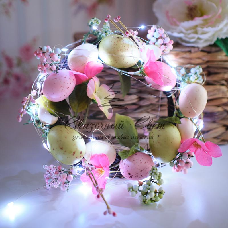 Гирлянда «Роса» 10 м, 100 LED, USB, белое свечение NEON-NIGHT - Image 11