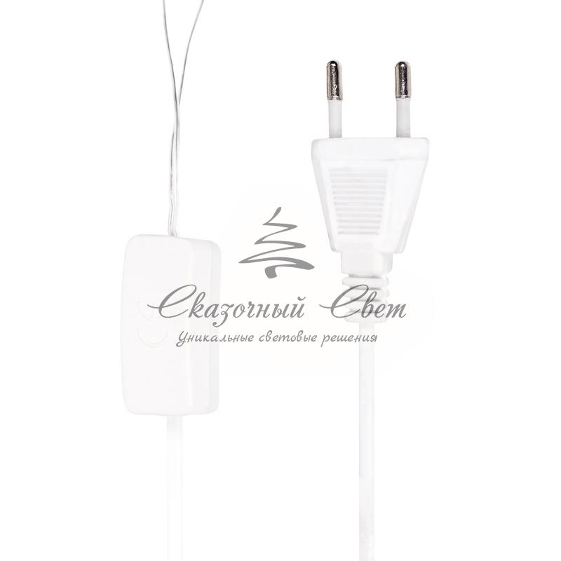 Новогодняя горка 7 свечек, цвет корпуса: Белый, цвет свечения: ТЕПЛЫЙ БЕЛЫЙ - Image 11