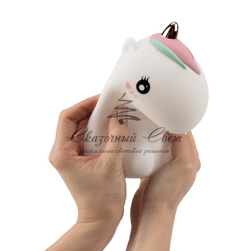 Силиконовый ночник «Котик» USB с 3 режимами, RGB-свечение NEON-NIGHT - Image 12