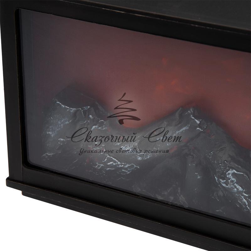 Декоративный камин "Сканди" с эффектом живого огня 18х9х16 см, батарейки 3хС (не в комплекте) - Image 12